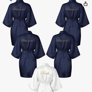 Never used 7 Pcs Kimono Robe for Bridesmaid Bride
